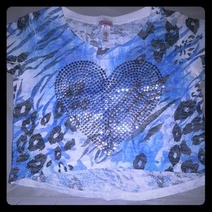 Justice crop top. Size 12